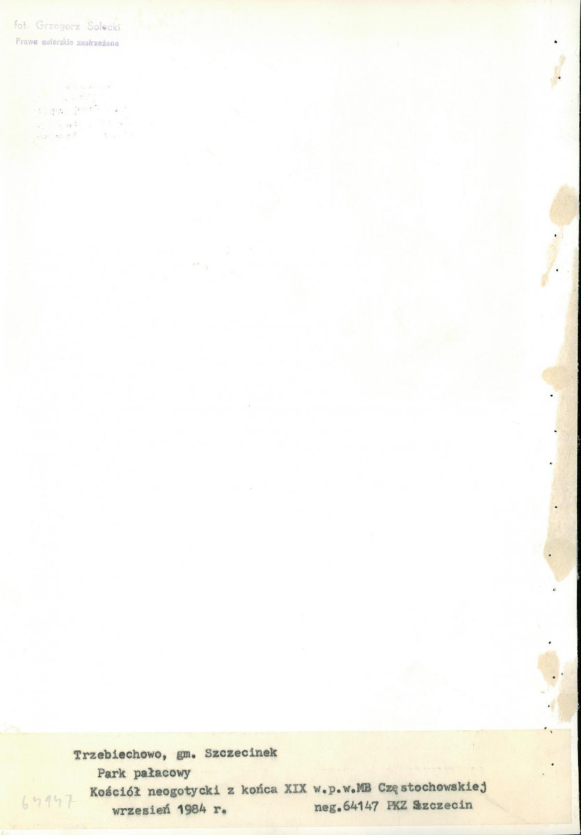 Ewidencja parkowa, skan nr 64