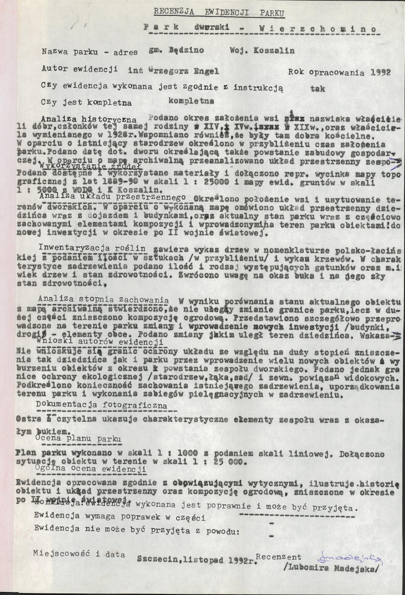 EP - Ewidencja parkowa, skan nr 25