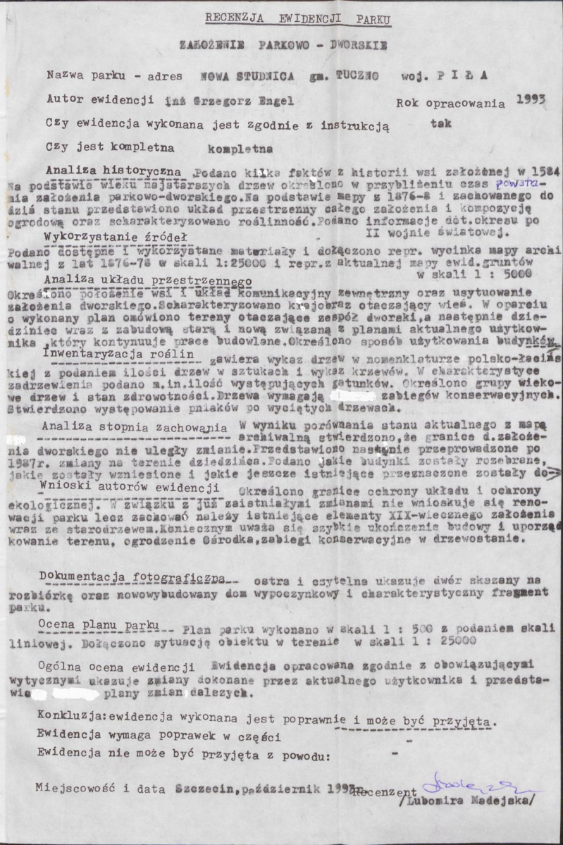 EP - Ewidencja parkowa, skan nr 27