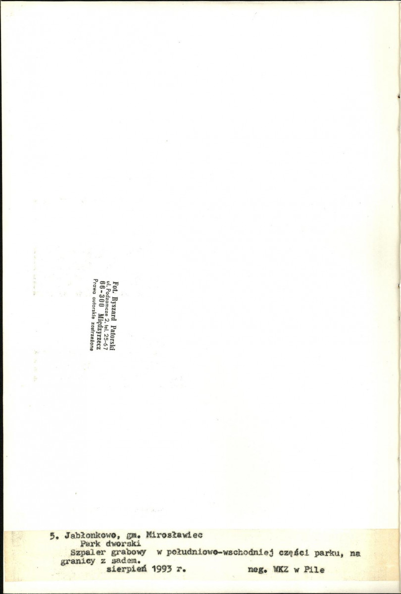 EP - Ewidencja parkowa, skan nr 29