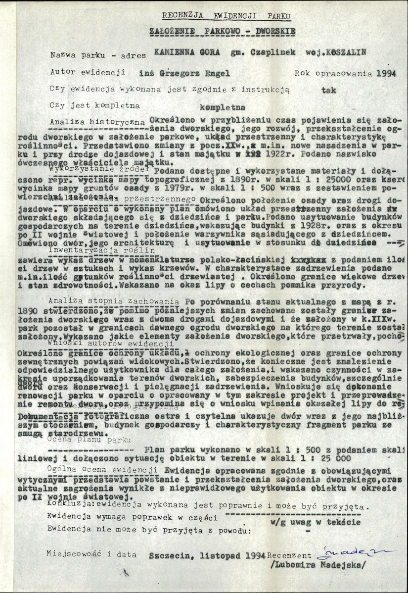 Ewidencja parkowa, skan nr 28