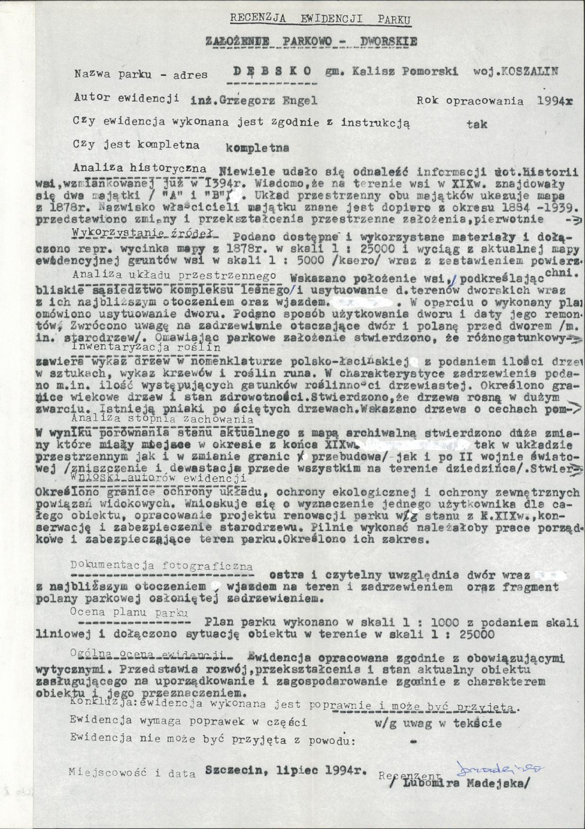Ewidencja parkowa, skan nr 29