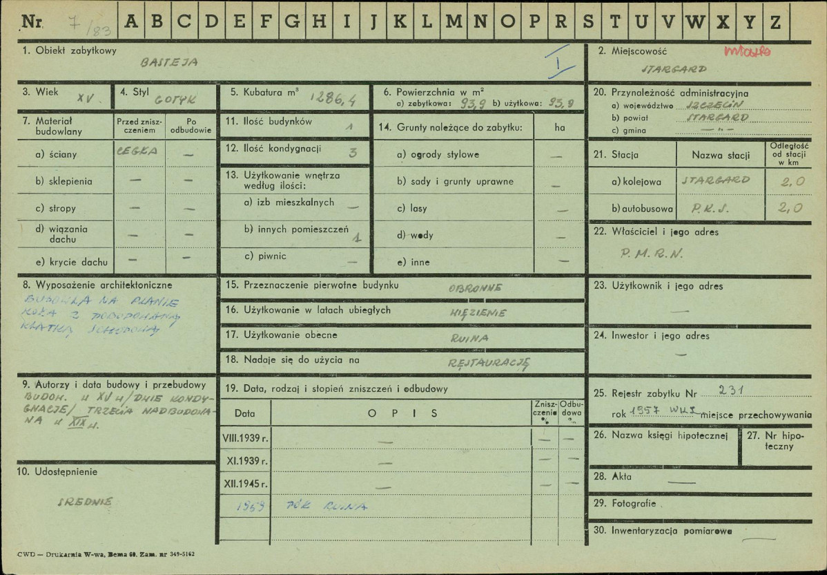 Karta zielona, skan nr 1