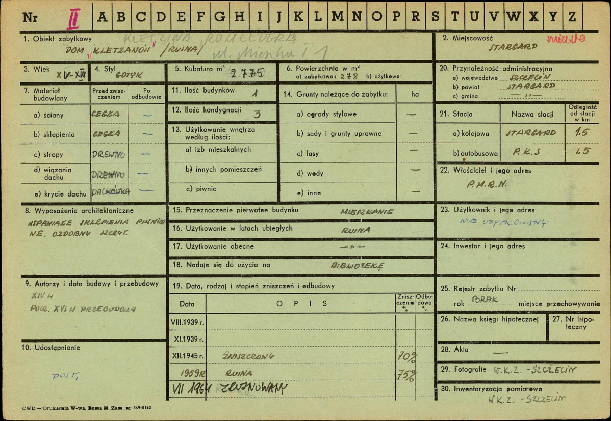 Karta zielona, skan nr 1