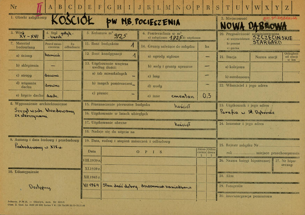 KZ - Karta zielona, skan nr 1