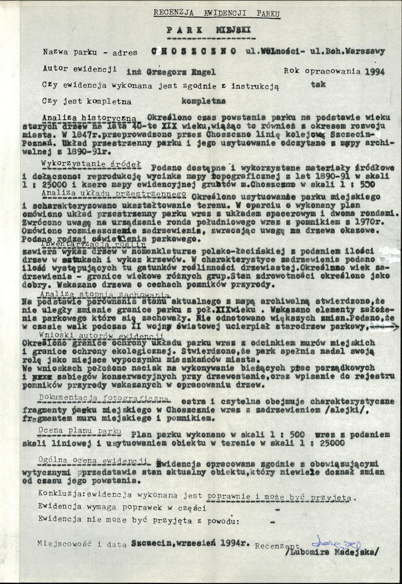 Ewidencja parkowa, skan nr 27