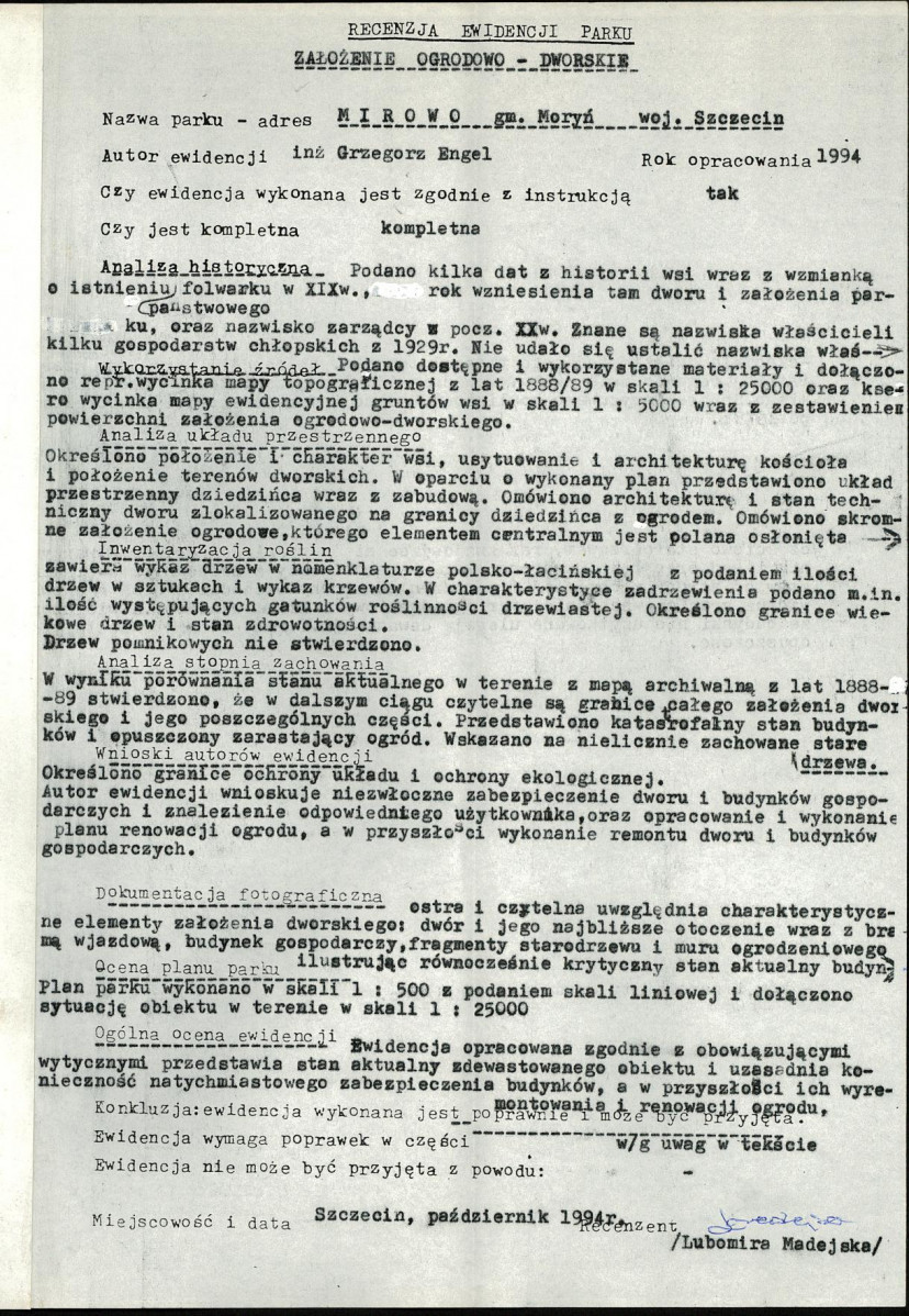 Ewidencja parkowa, skan nr 31