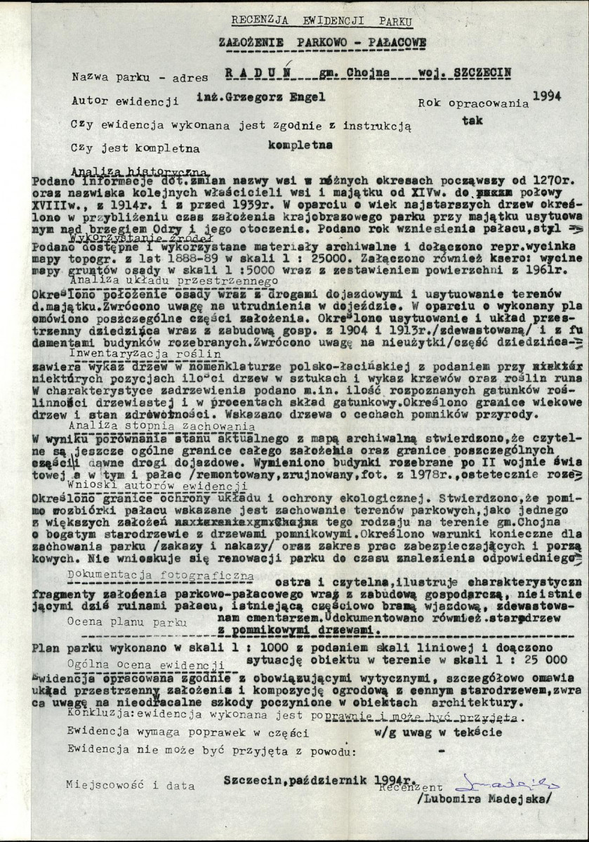 Ewidencja parkowa, skan nr 49