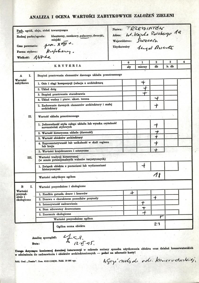 Ewidencja parkowa, skan nr 3