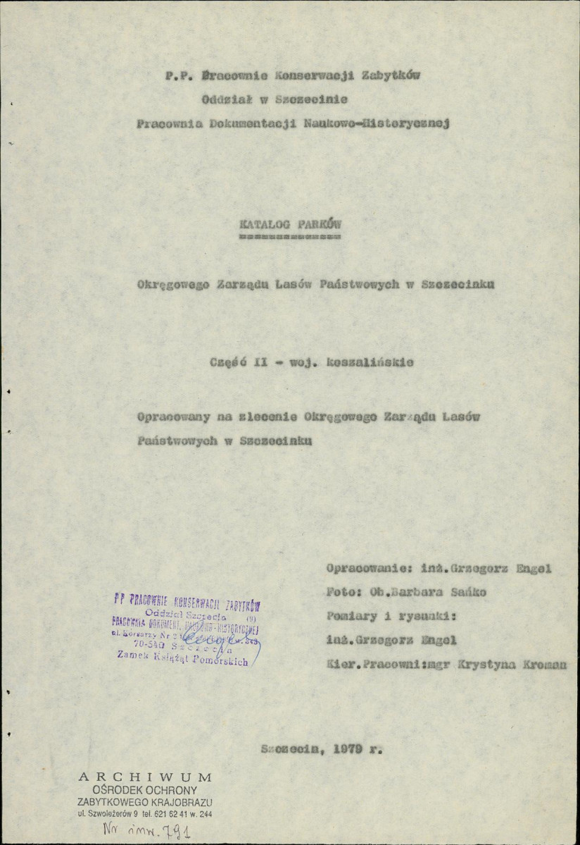 Ewidencja parkowa, skan nr 3