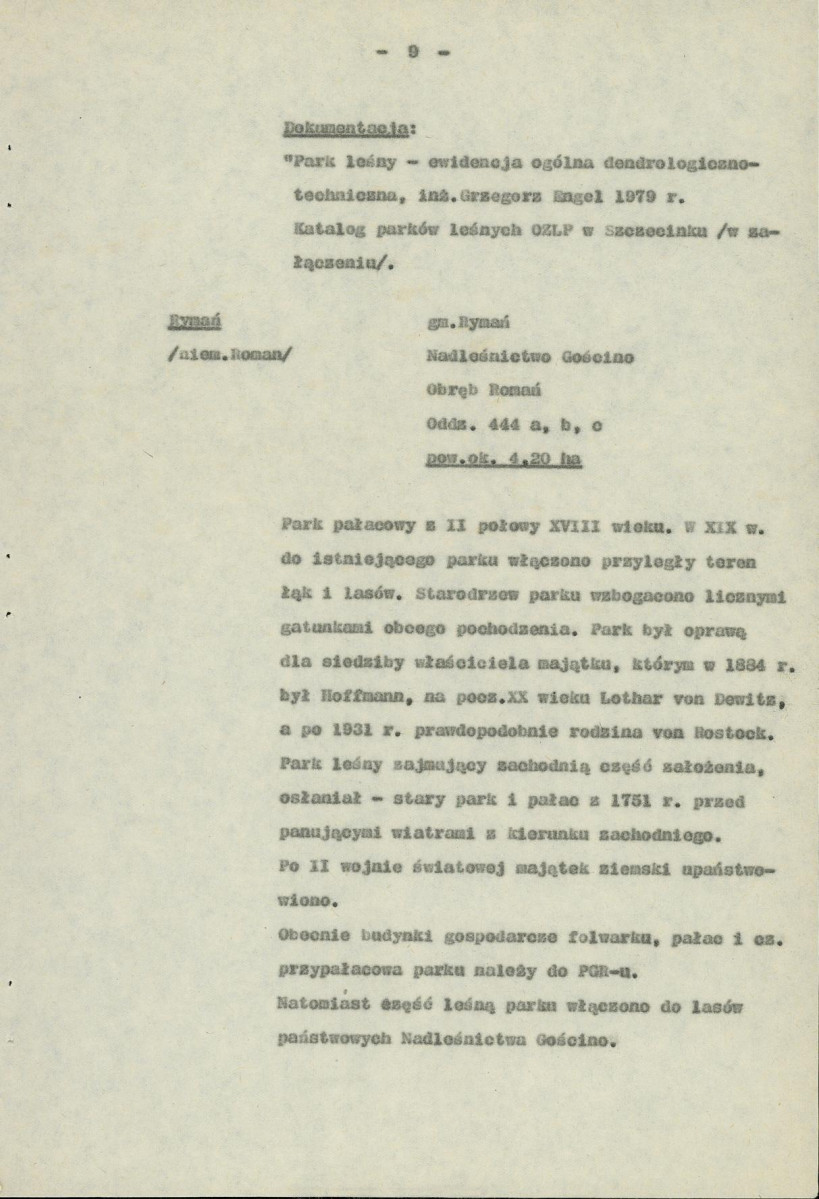 Ewidencja parkowa, skan nr 13