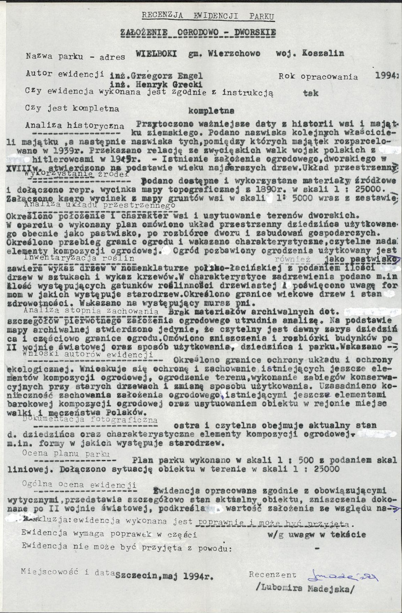 Ewidencja parkowa, skan nr 28