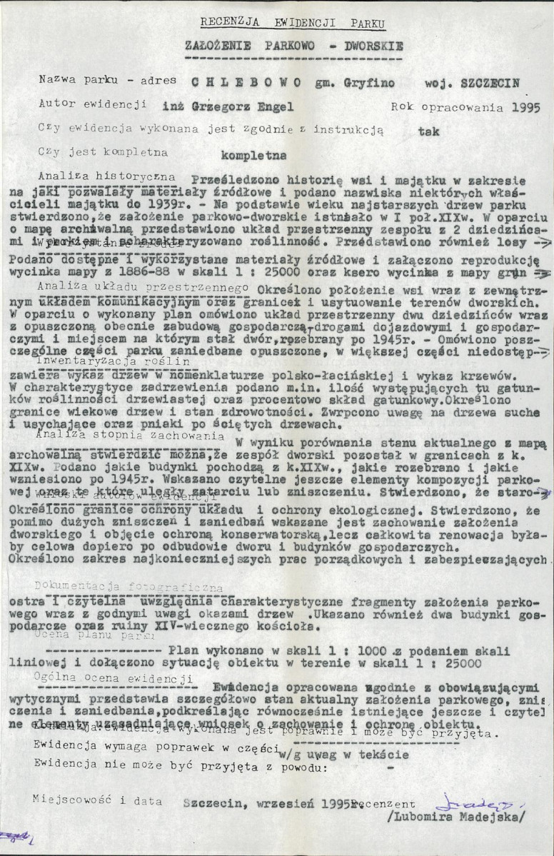 Ewidencja parkowa, skan nr 39
