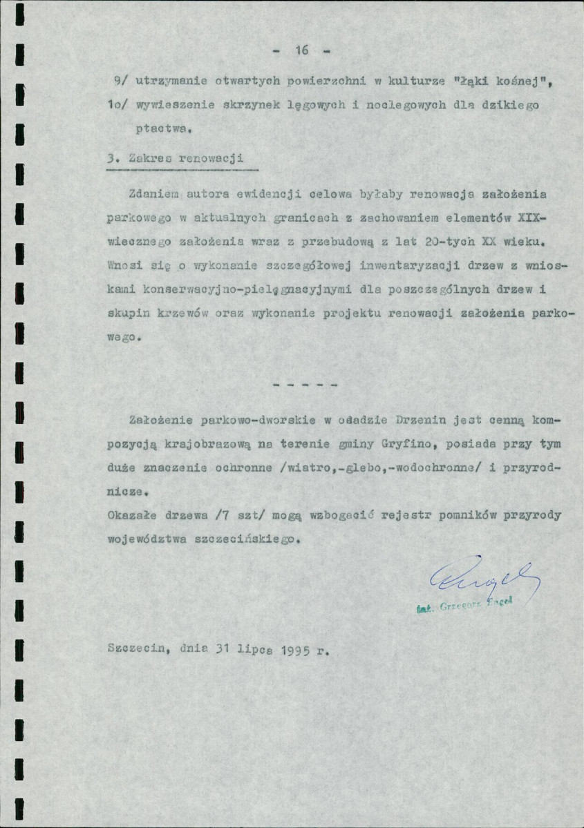Ewidencja parkowa, skan nr 20