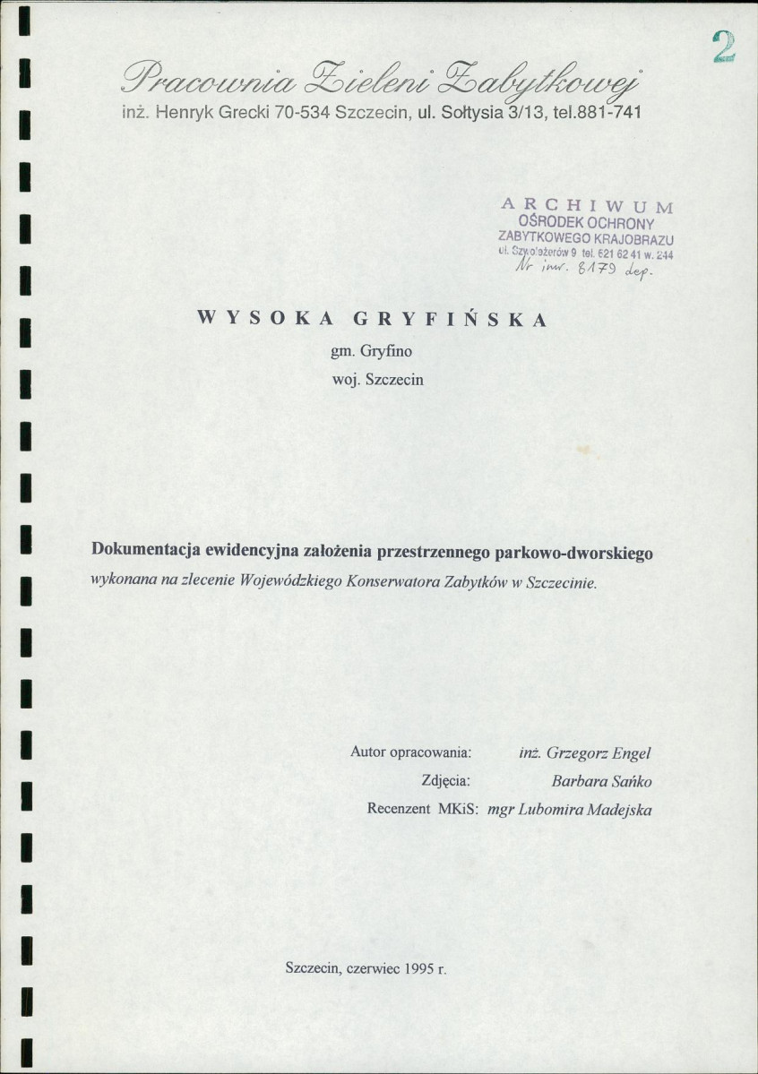 EP - Ewidencja parkowa, skan nr 3