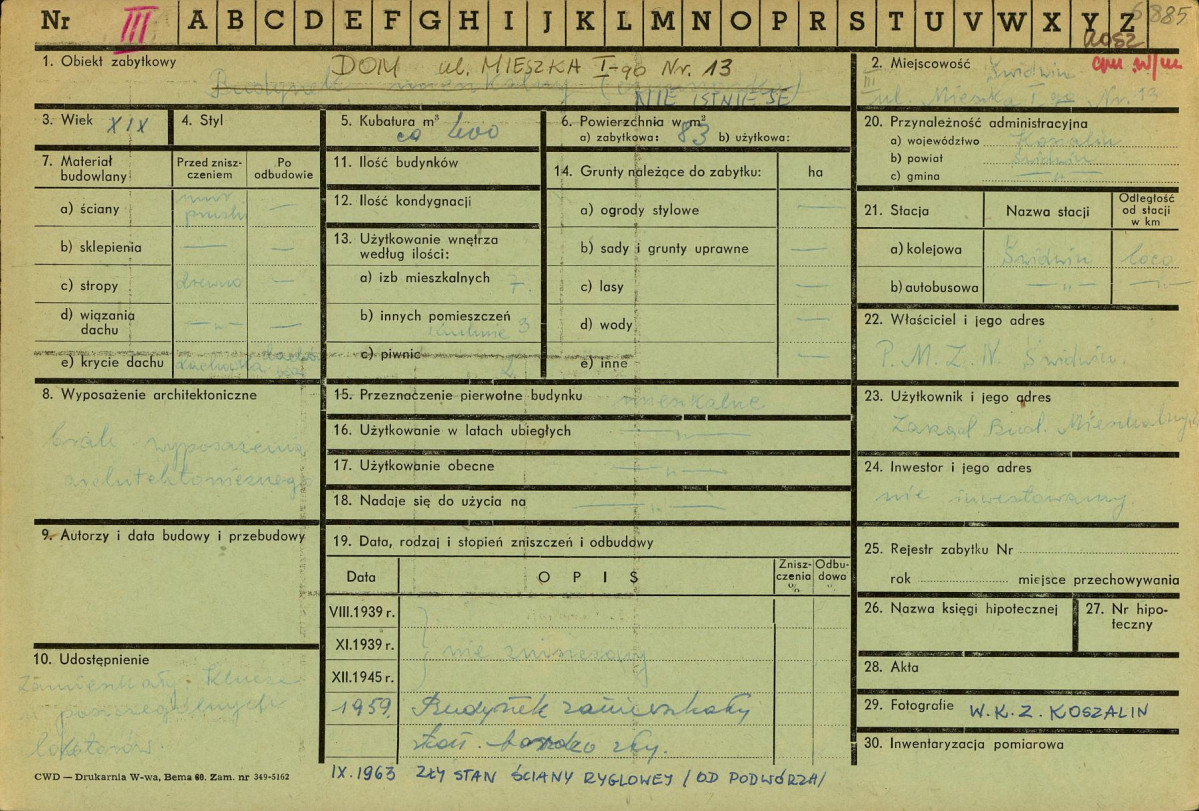 Karta zielona, skan nr 1