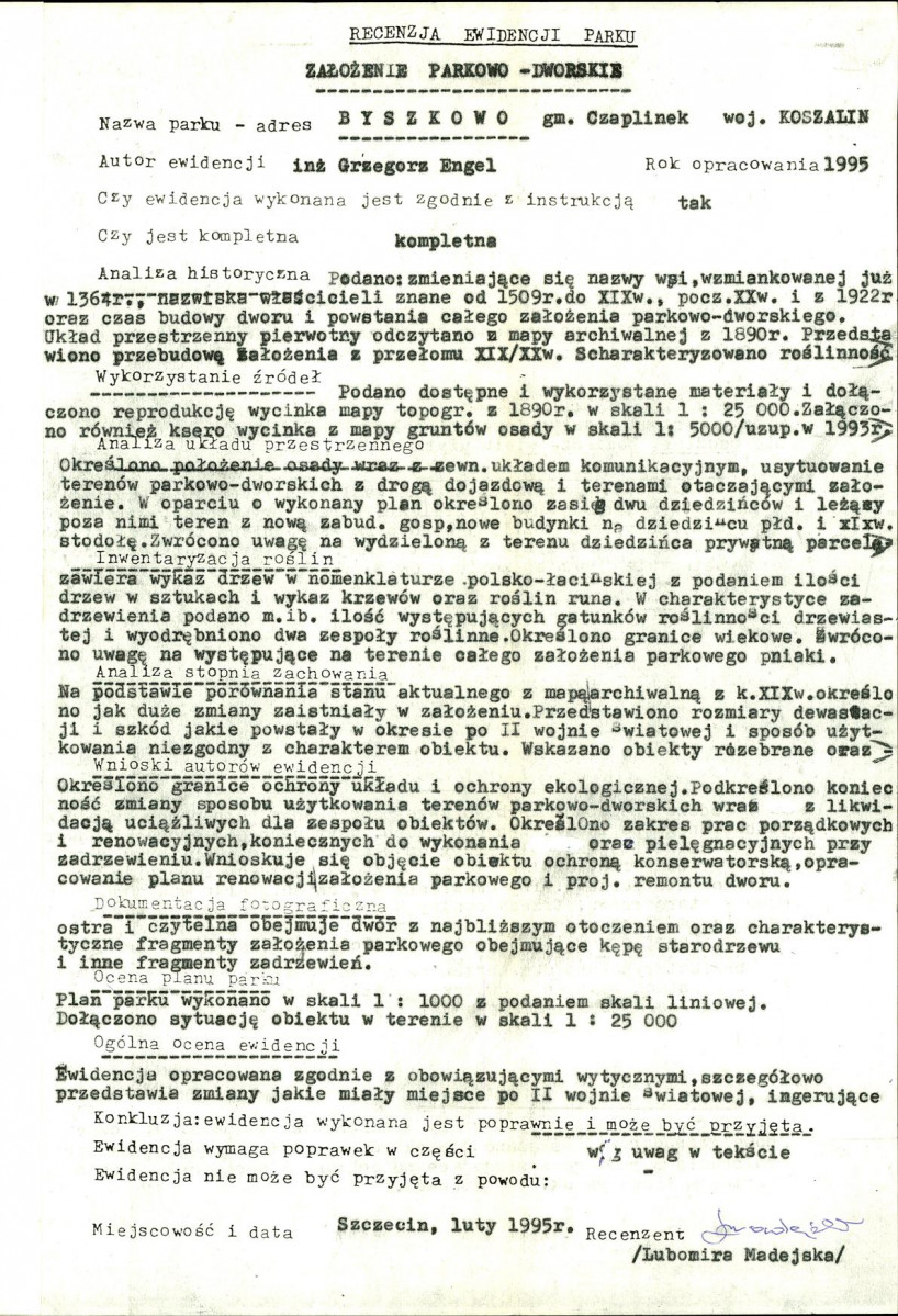 Ewidencja parkowa, skan nr 32