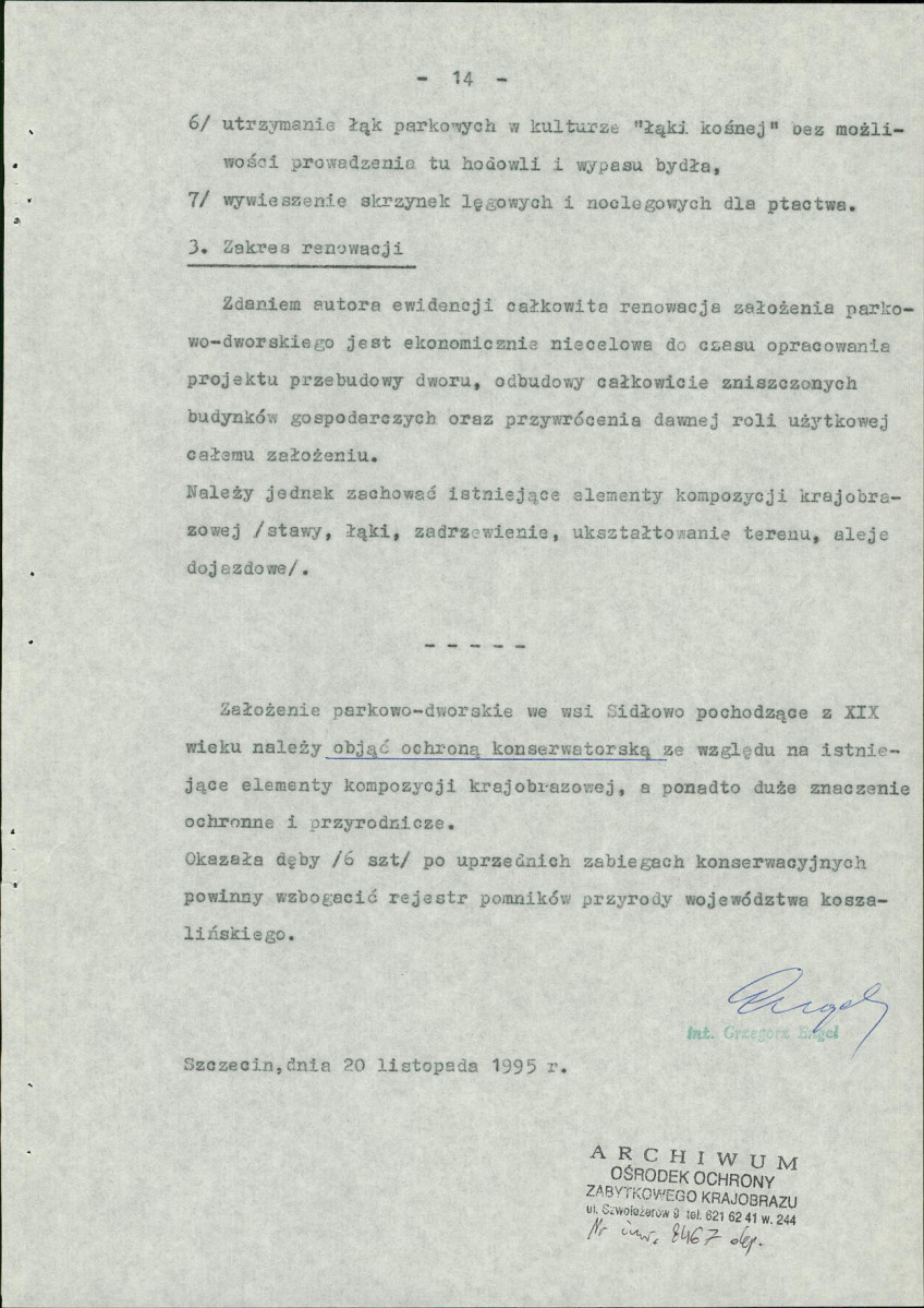 EP - Ewidencja parkowa, skan nr 16