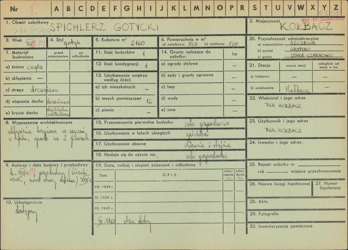 Karta zielona, skan nr 1