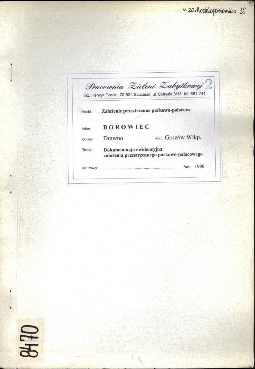 Ewidencja parkowa, skan nr 1