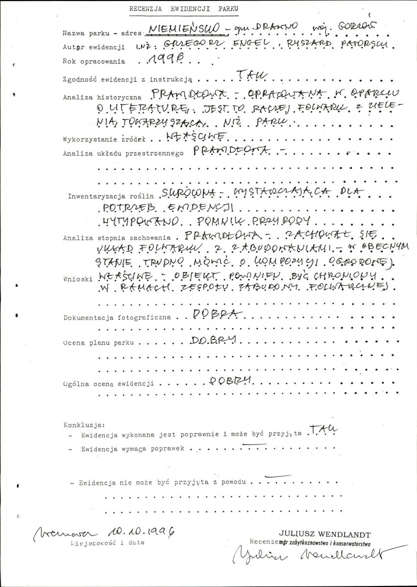 Ewidencja parkowa, skan nr 36