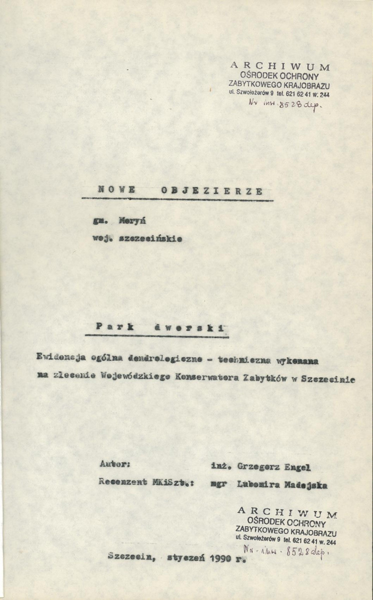 Ewidencja parkowa, skan nr 4