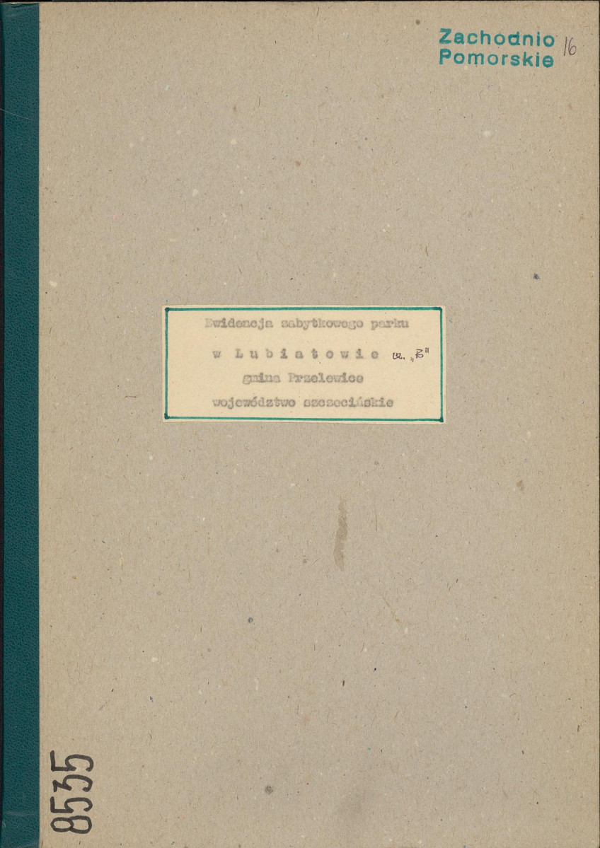 EP - Ewidencja parkowa, skan nr 1