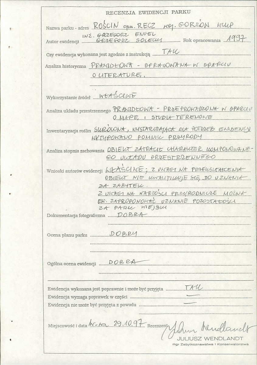 EP - Ewidencja parkowa, skan nr 43