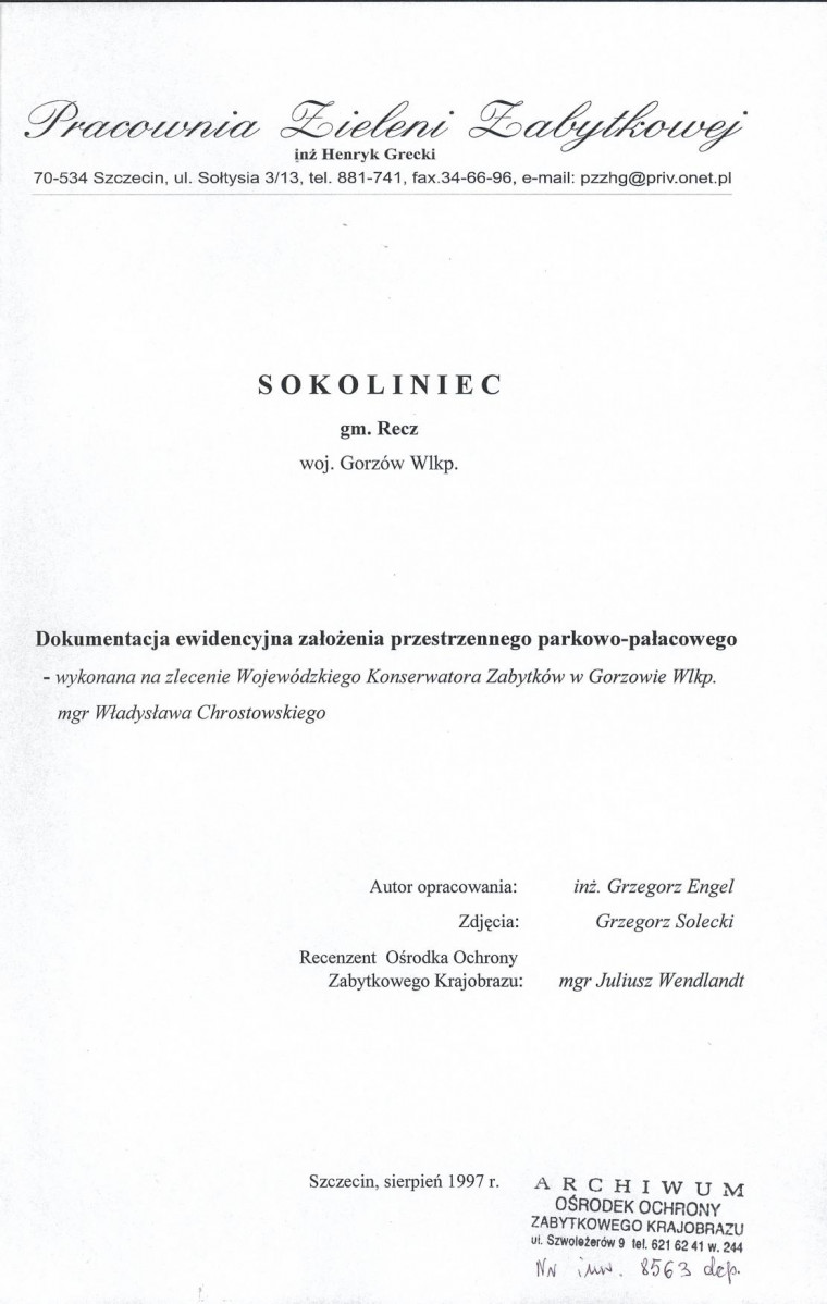 EP - Ewidencja parkowa, skan nr 4