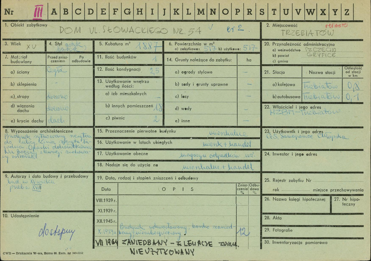 Karta zielona, skan nr 1