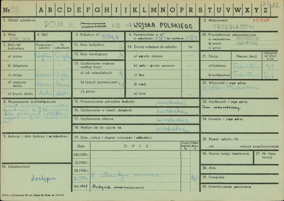 Karta zielona, skan nr 1