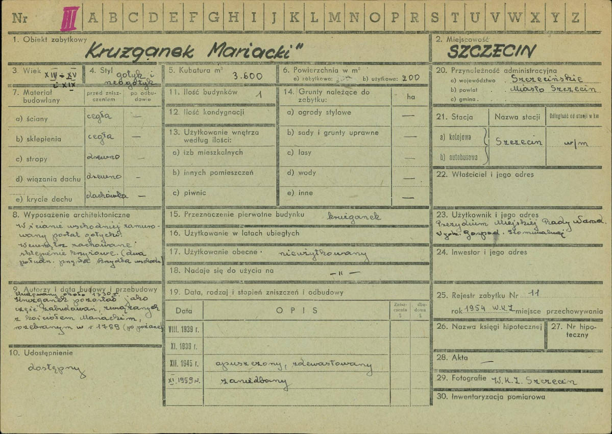 KZ - Karta zielona, skan nr 1