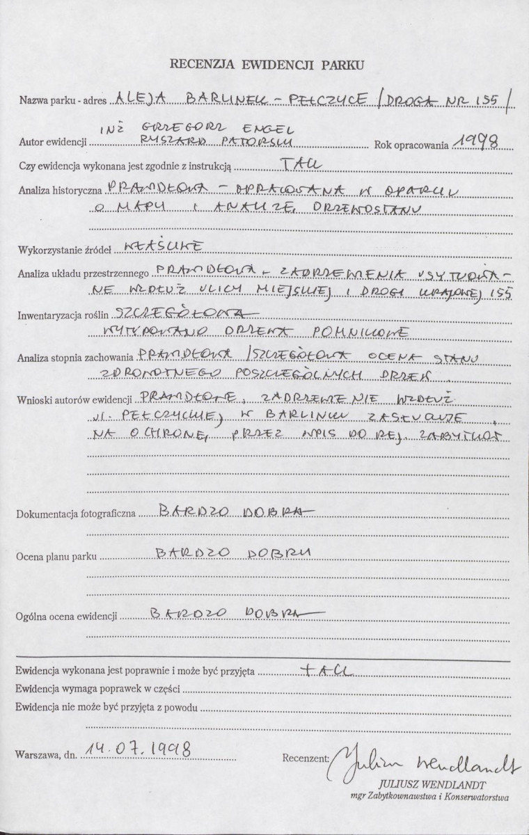 Ewidencja parkowa, skan nr 48