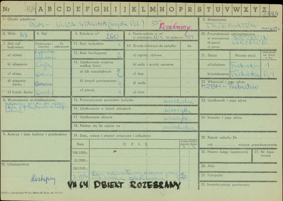 Karta zielona, skan nr 1