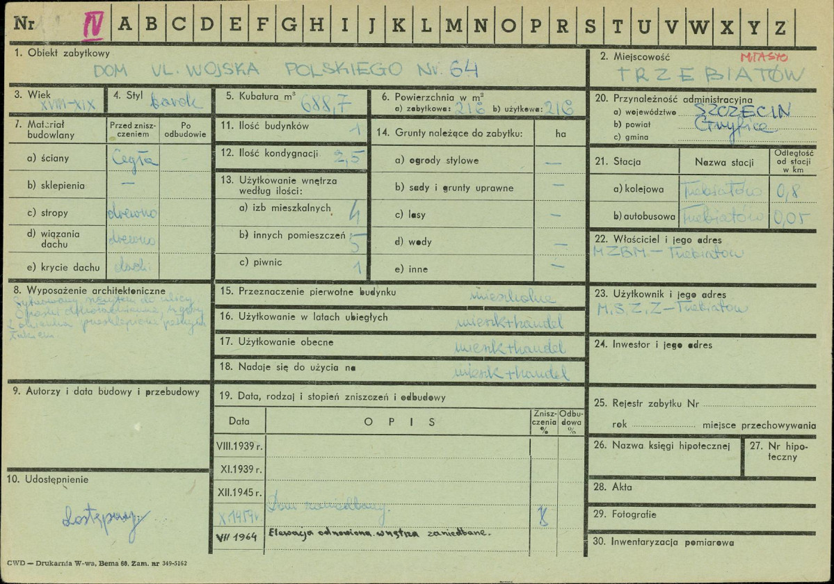 Karta zielona, skan nr 1