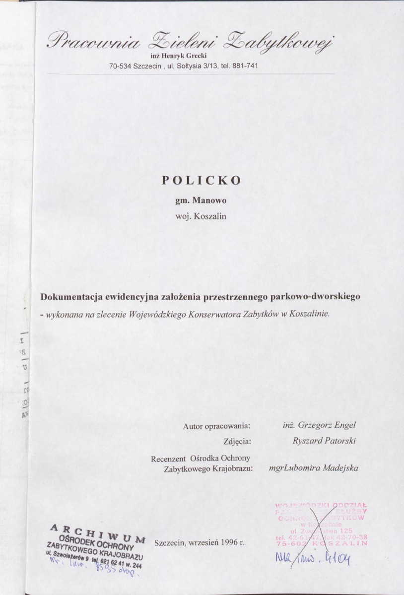 EP - Ewidencja parkowa, skan nr 4