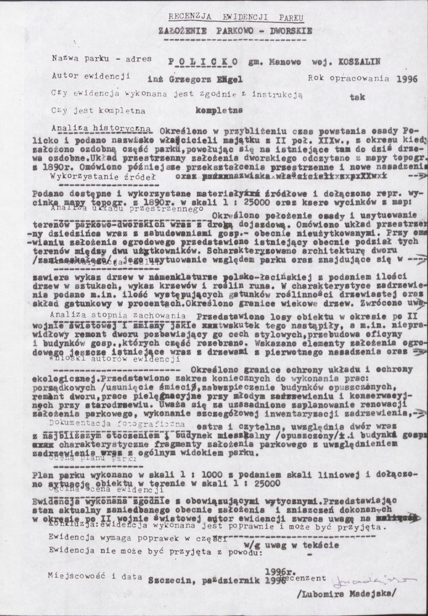 EP - Ewidencja parkowa, skan nr 43