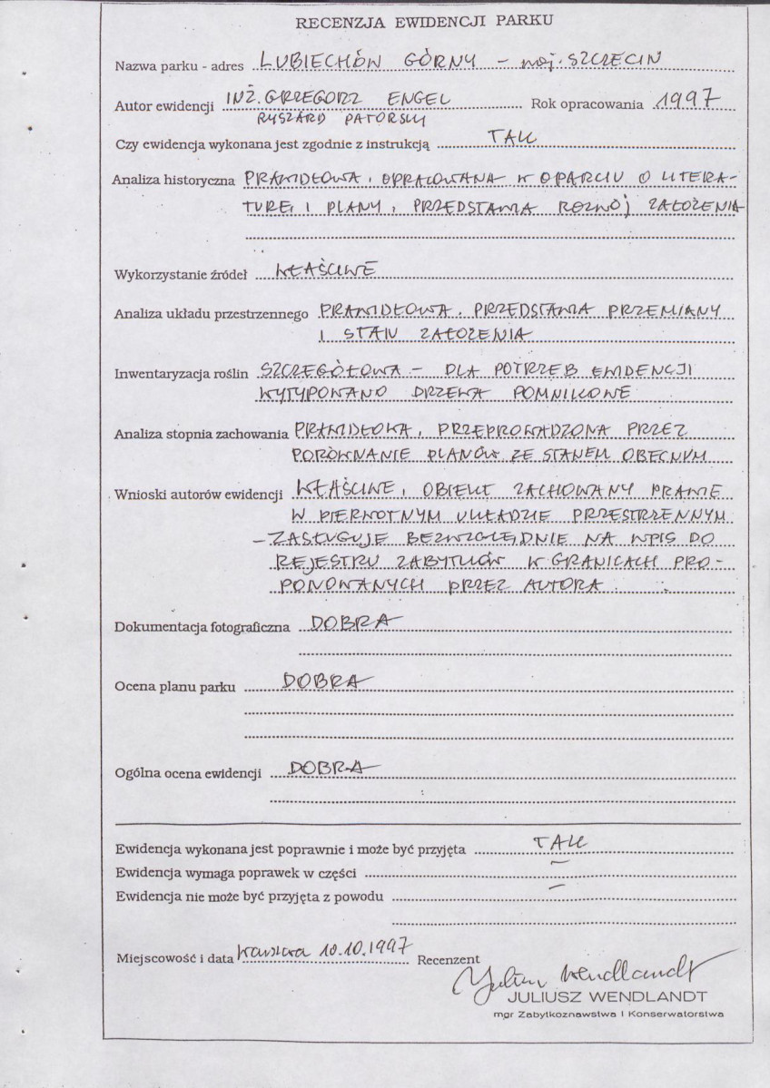 EP - Ewidencja parkowa, skan nr 84