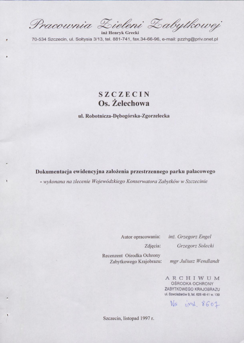 EP - Ewidencja parkowa, skan nr 4