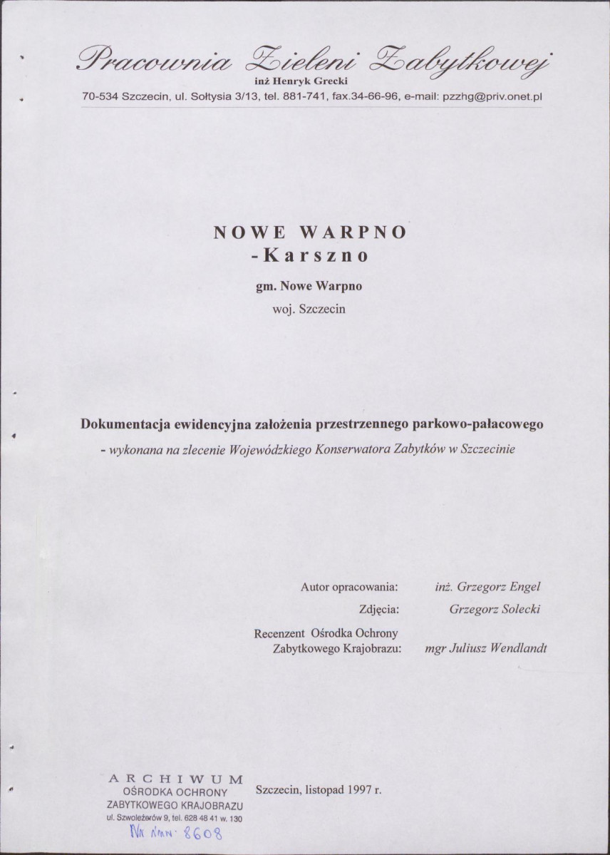 EP - Ewidencja parkowa, skan nr 4