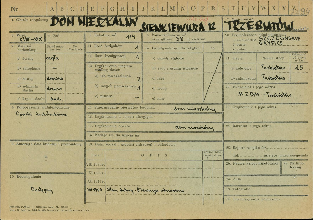 Karta zielona, skan nr 1