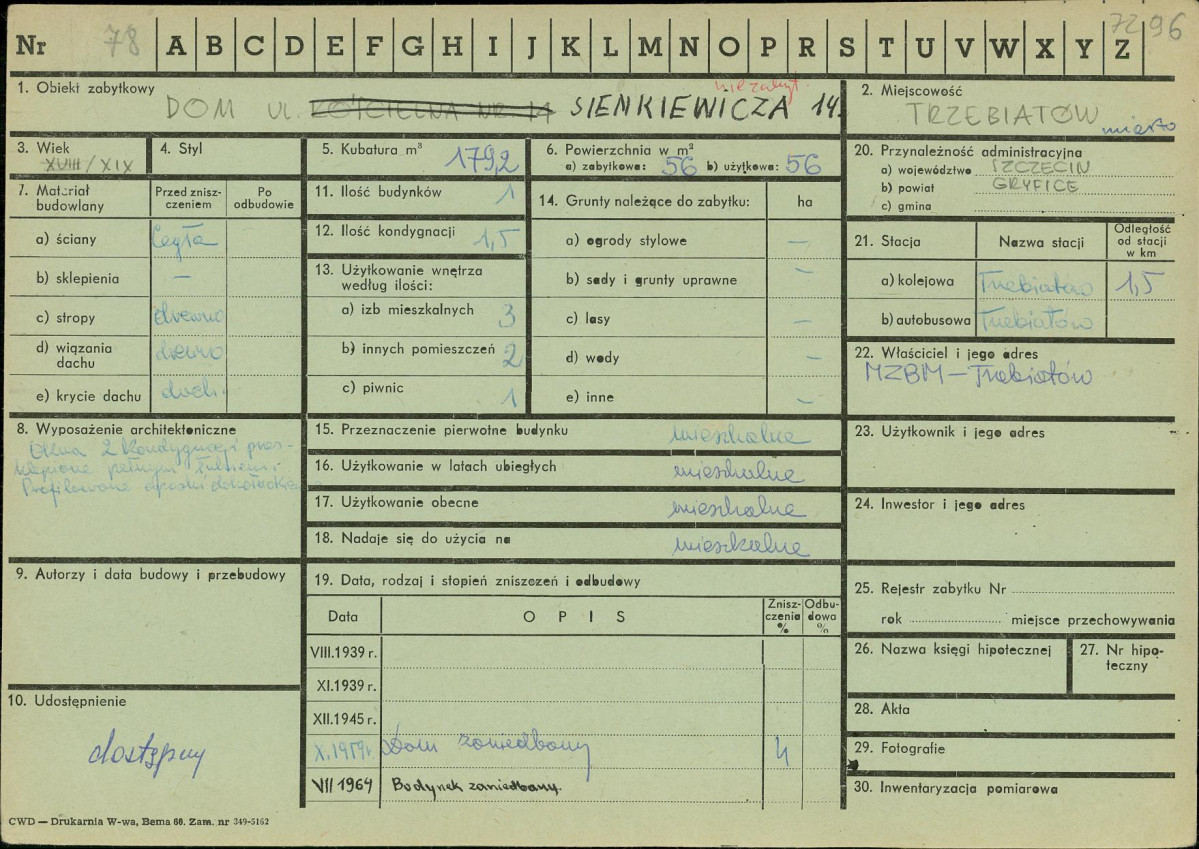 Karta zielona, skan nr 1
