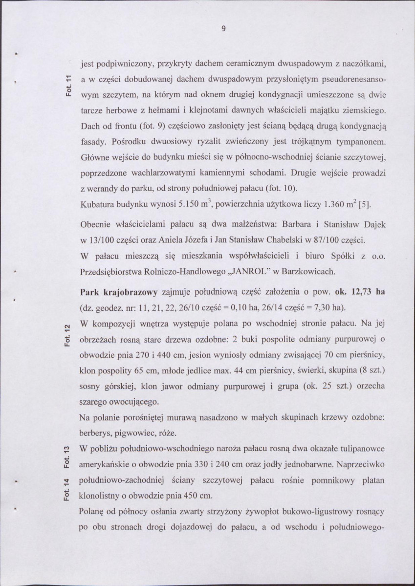 EP - Ewidencja parkowa, skan nr 12