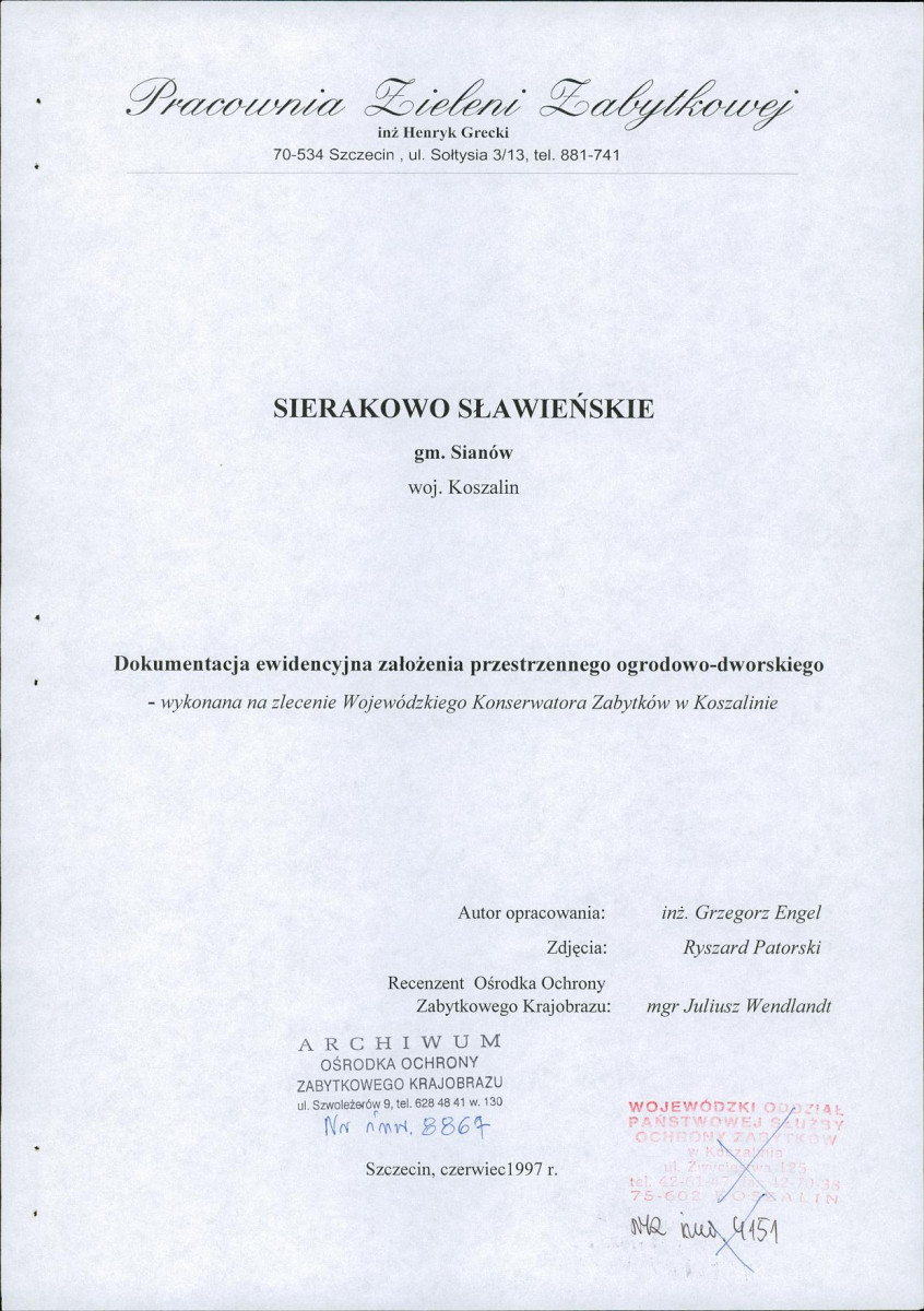 EP - Ewidencja parkowa, skan nr 3