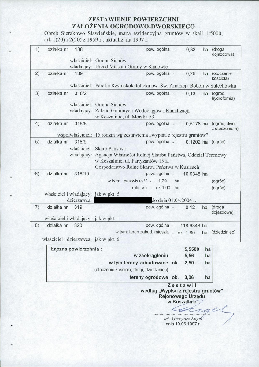 EP - Ewidencja parkowa, skan nr 18
