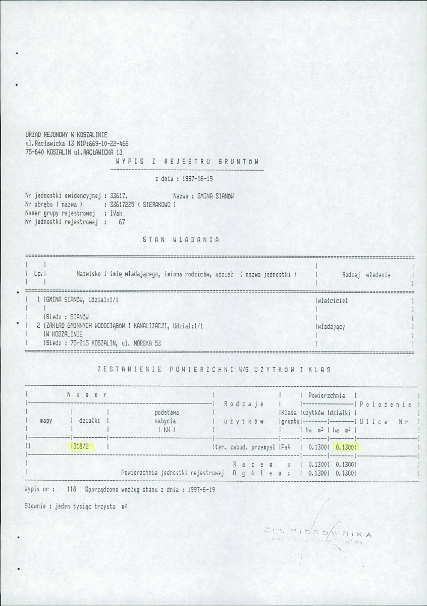EP - Ewidencja parkowa, skan nr 21