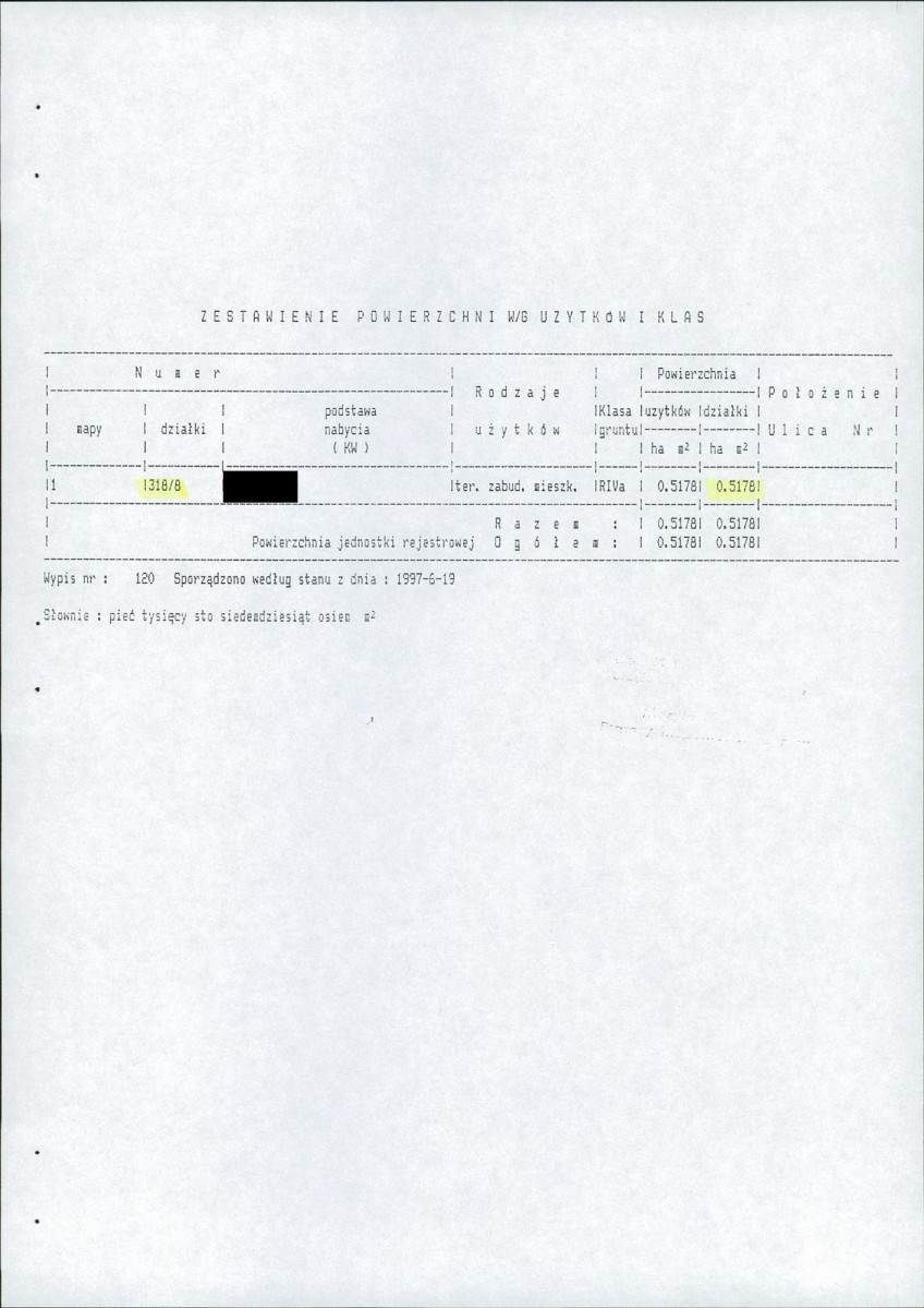 EP - Ewidencja parkowa, skan nr 23