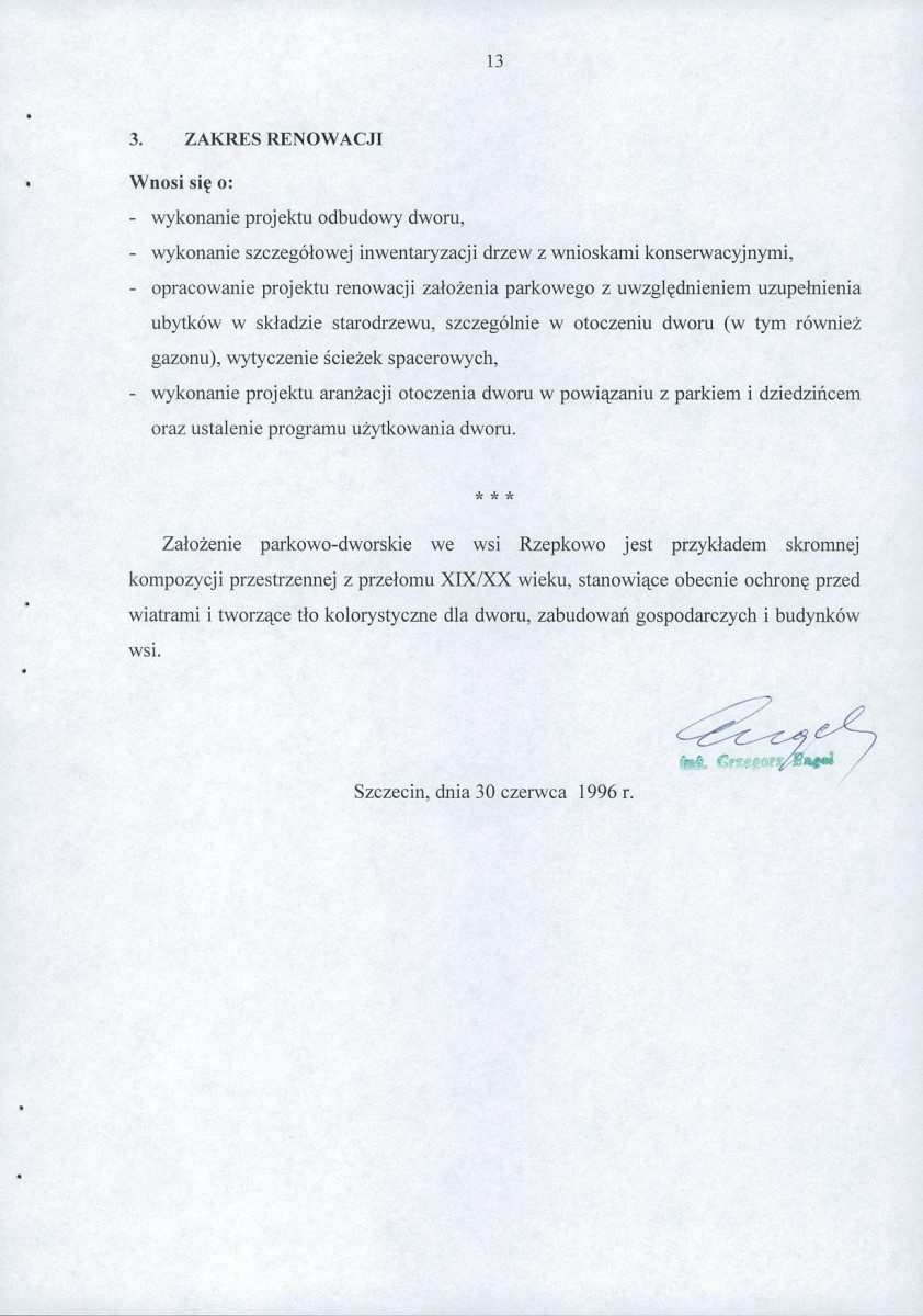 EP - Ewidencja parkowa, skan nr 15