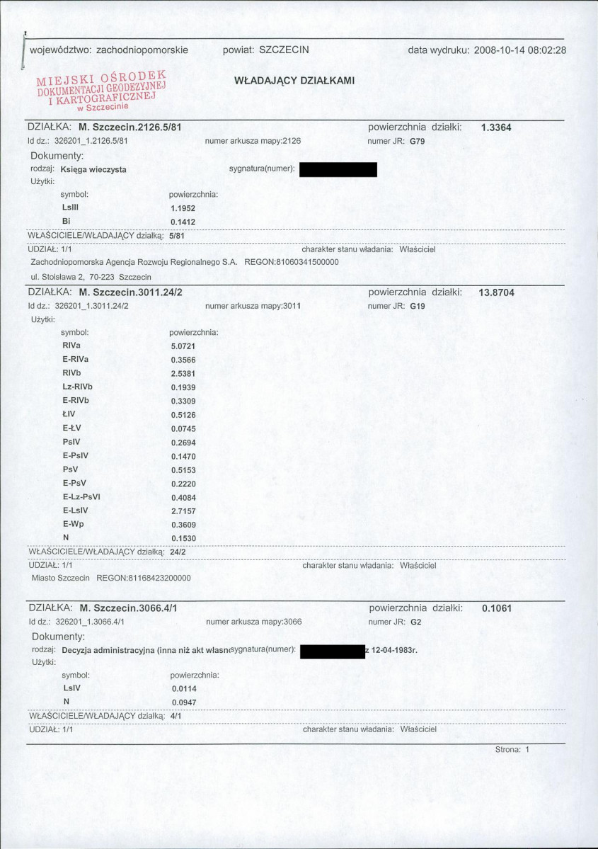 EP - Ewidencja parkowa, skan nr 47