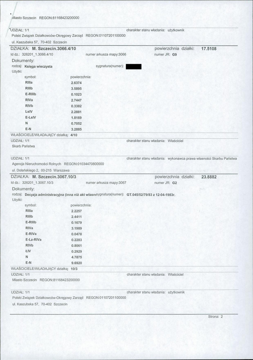EP - Ewidencja parkowa, skan nr 48